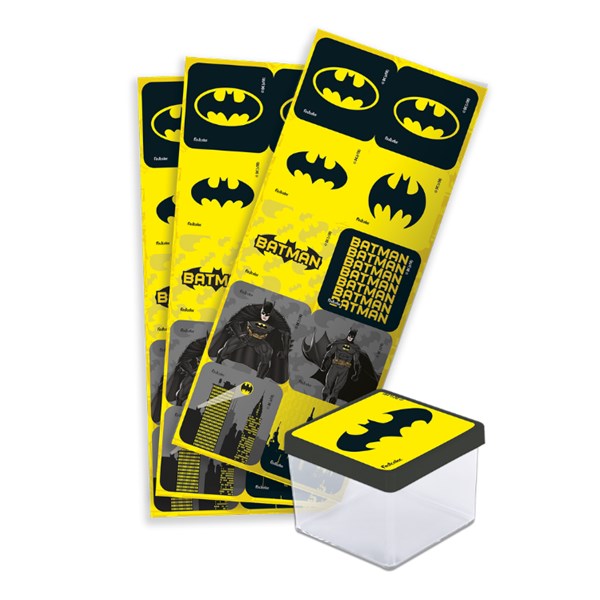 Adesivo Quadrado Batman | 30 Unidades - Festcolor