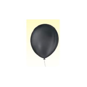 Balão 11'' Liso Preto Ébano | 50 Unidades-São Roque