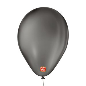 Balão 6,5'' Liso Preto Ébano | 50 Unidades-São Roque