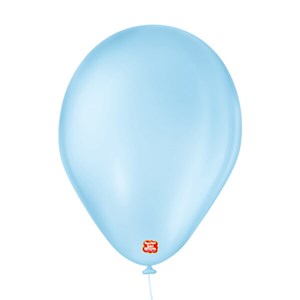 Balão 7'' Liso Azul Baby | 50 Unidades-São Roque