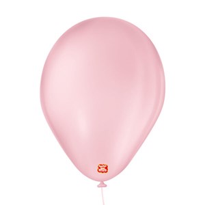 Balão 7'' Liso Rosa Baby | 50 Unidades-São Roque