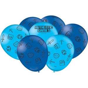 Balão 9'' Festa Authentic Games | 25 unidades- Festcolor