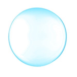 Balão Bubble Bolha 18'' Clear Azul | Unidade-Cromus