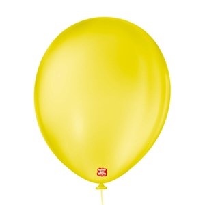 Balão Liso 11" Amarelo Citrino | 50 Unidades - São Roque