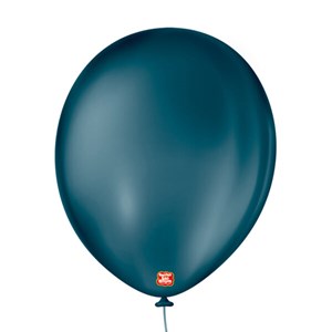 Balão Liso 11" Azul Petróleo | 50 Unidades - São Roque