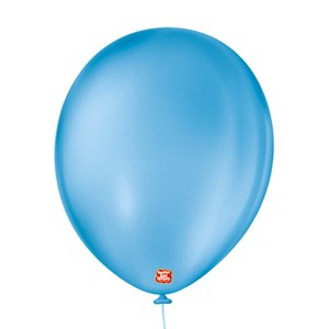 Balão Liso 11" Azul Turquesa | 50 Unidades - São Roque
