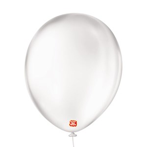 Balão Liso 11" Transparente | 50 Unidades - São Roque