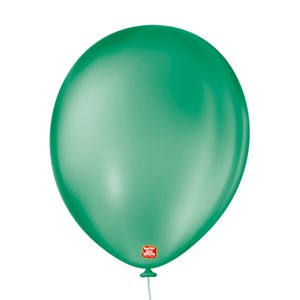 Balão Liso 11" Verde Folha | 50 Unidades - São Roque