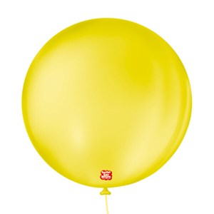 Balão Liso 5" Amarelo Citrino | 50 Unidades - São Roque