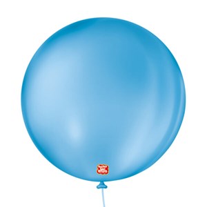 Balão Liso 5" Azul Turquesa | 50 Unidades - São Roque