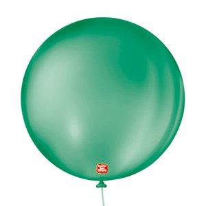 Balão Liso 5" Verde Folha | 50 Unidades - São Roque