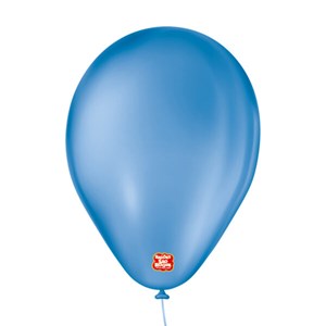 Balão Liso 6,5" Azul | 50 Unidades - São Roque