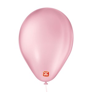 Balão Liso 6,5" Rosa | 50 Unidades - São Roque