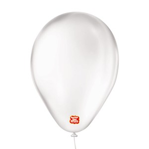Balão Liso 6,5" Transparente | 50 Unidades - São Roque