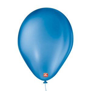 Balão Liso 7" Azul Cobalto | 50 Unidades - São Roque