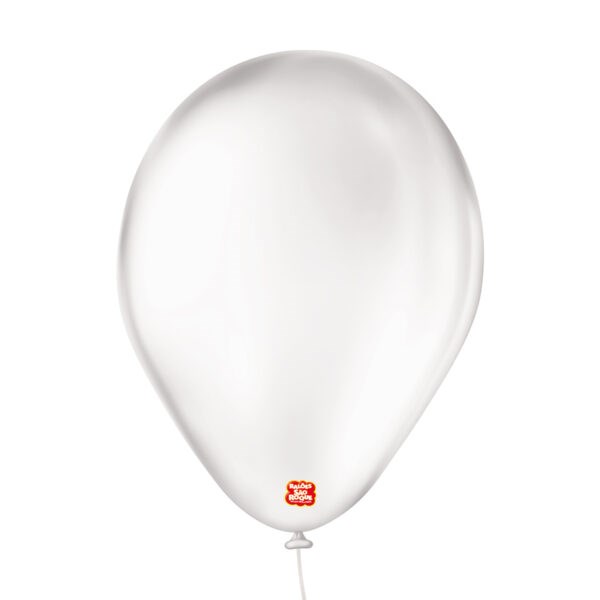 Balão Liso 7" Transparente | 50 Unidades - São Roque