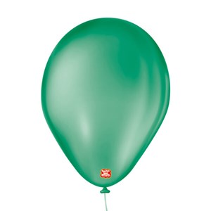 Balão Liso 7" Verde Folha | 50 Unidades - São Roque