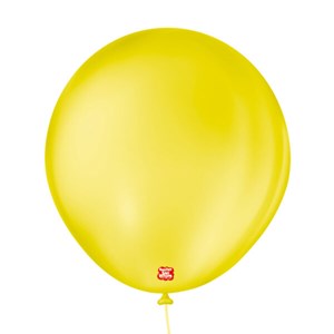 Balão Liso 8" Amarelo Citrino | 50 Unidades - São Roque