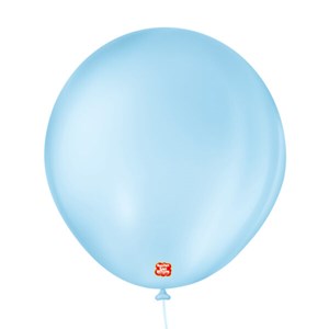 Balão Liso 8" Azul Baby | 50 Unidades - São Roque