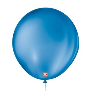 Balão Liso 8" Azul Cobalto | 50 Unidades - São Roque
