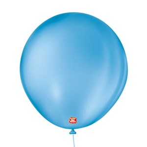 Balão Liso 8" Azul Turquesa | 50 Unidades - São Roque