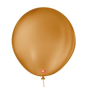 Balão Liso 8" Mocha | 50 Unidades - São Roque