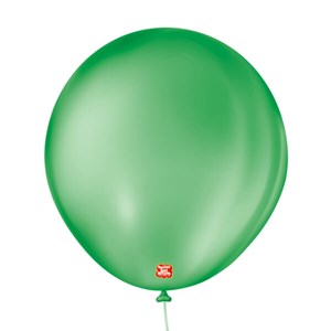Balão Liso 8" Verde Bandeira | 50 Unidades - São Roque