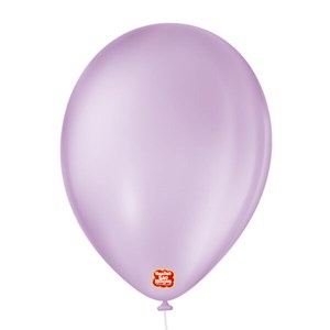Balão Liso 9" Lilás Baby | 50 Unidades - São Roque