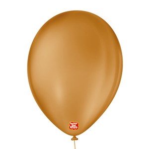Balão Liso 9" Mocha | 50 Unidades - São Roque