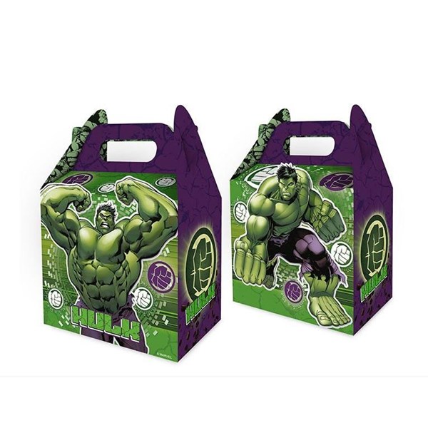 Caixa Surpresa Maleta Festa Hulk Animação | 8 Unidades - Regina