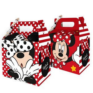 Caixa Surpresa Maleta Festa Minnie Mouse | 8 Unidades - Regina