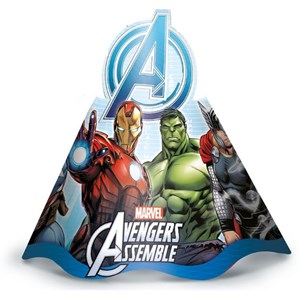 Chapéu de Aniversário Festa Avengers Animated | 12 Unidades - Regina