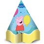 Chapéu de Aniversário Festa Peppa Pig Clássica | 6 Unidades - Regina