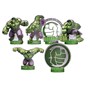 Decoração de Mesa Festa Hulk Animação | 6 Unidades - Regina
