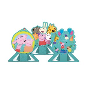 Decoração de Mesa Festa Peppa Pig Clássica | 6 Unidades - Regina