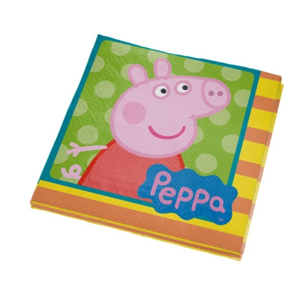 Guardanapo 25x25cm Festa Peppa Pig |16 Unidades - Regina