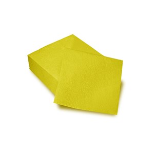 Guardanapo de Papel 19,5 x 19,5cm Colors Amarelo | 50 Unidades