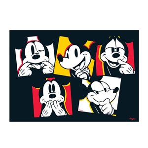Kit Decorativo 64x45 cm Mickey Fãs | Regina