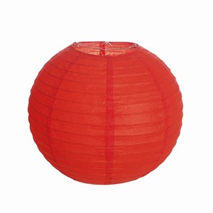 Lanterna de Papel Vermelha 30cm | Unidade - Cromus