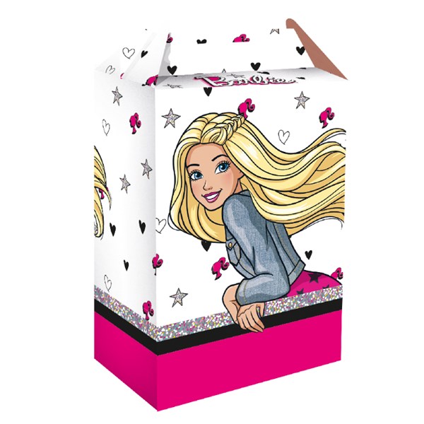 Lembrancinha Caixa Surpresa Barbie | 8 Unidades - Festcolor