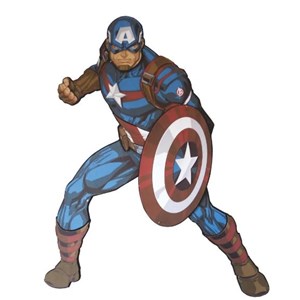 Painel Capitão América Festa Avengers | Unidade-Piffer