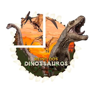 Painel Decorativo 99x88 cm Festa Reino dos Dinossauros | Regina