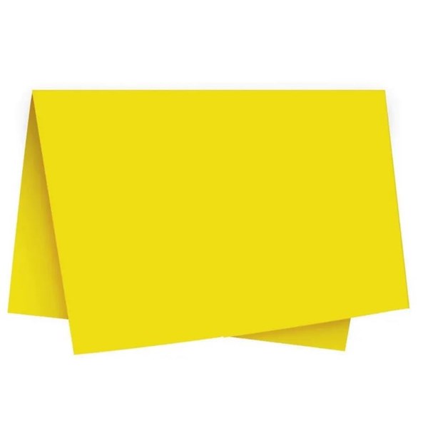 Papel Seda Autosserviço 49 x 69 cm Amarelo | 3 unidades - Cromus