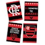 Quadro Decorativo Festa Flamengo | 4 Unidades - Festcolor