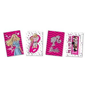 Quadros Decorativos Barbie 21 x 31 cm | 4 Unidades - Festcolors