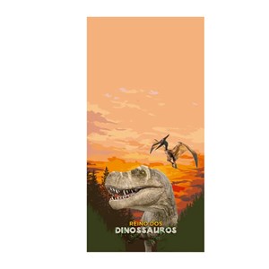 Trilho de Mesa 40x200 cm Dinossauro | Regina