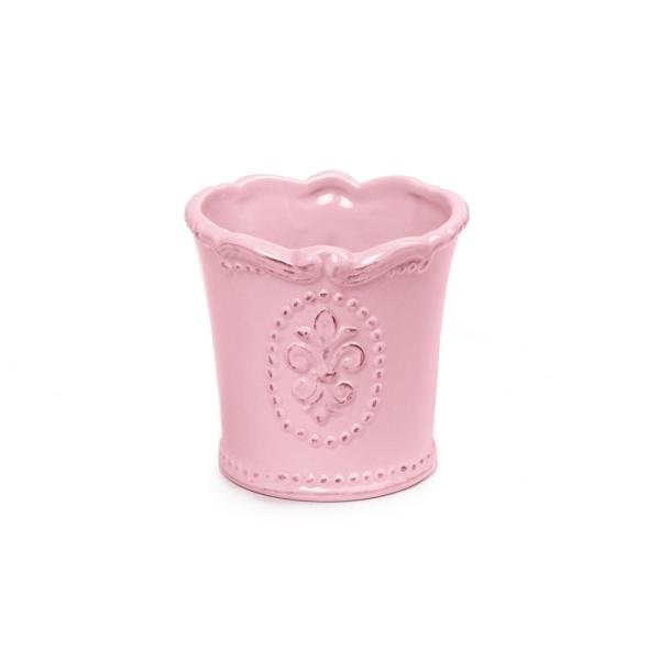 Vaso Decorativo de Cerâmica Rosa PP 7,7x7,4 cm  | Unidade - Cromus